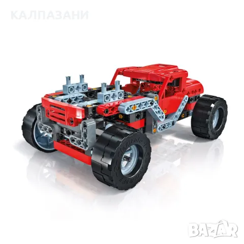 CLEMENTONI MECHANICS LABORATORY Конструктор 200 елемента КАМИОН MONSTER 75038, снимка 4 - Конструктори - 49209814