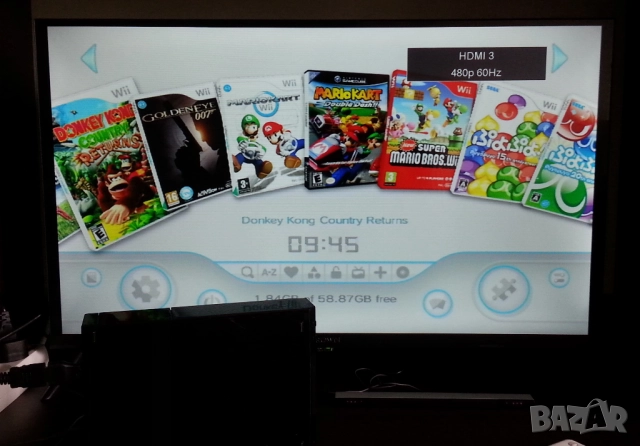 Ninendo Wii с вграден Arthrimus HDMI Mod №2, снимка 6 - Nintendo конзоли - 51946384