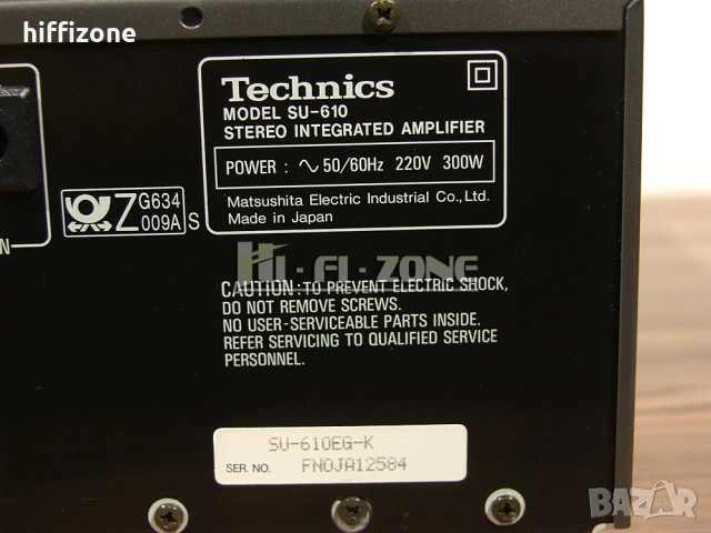 УСИЛВАТЕЛ  Technics su-610 /2 , снимка 9 - Ресийвъри, усилватели, смесителни пултове - 53021171