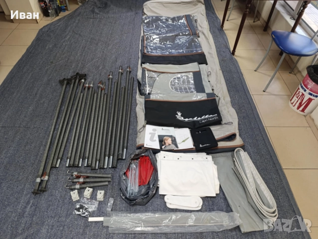 Модел 2024г. Форселт за каравана ISABELLA CAPRI NORTH. Размер 850cm (836–860)см земя-земя., снимка 3 - Палатки - 51568333