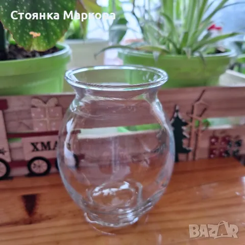Нова стъклена вазичка, снимка 2 - Вази - 48154328