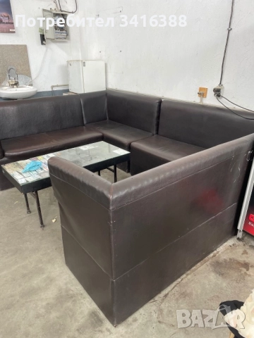 Кожен диван, снимка 2 - Дивани и мека мебел - 52262421