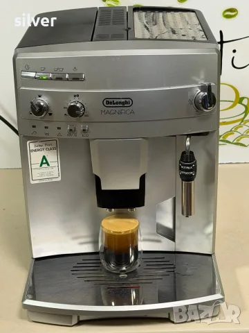 Кафемашина кафе автомат delonghi magnifica с гаранция, снимка 3 - Кафемашини - 55967265