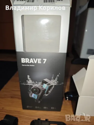 Екшън камера Akaso Brave 7 dual battery pack + комплект с всякакви приставки..., снимка 8 - Камери - 56054710
