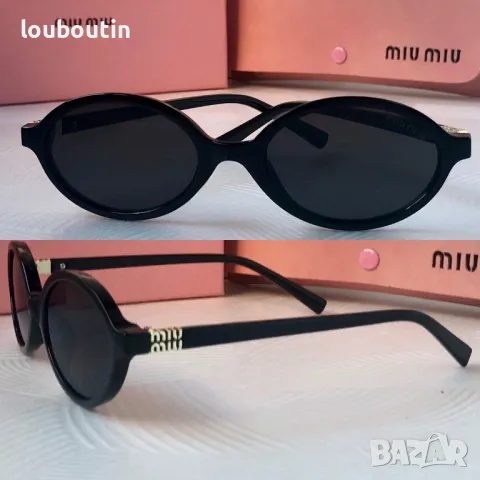 Miu 2024 дамски слънчеви очила елипса кръгли овални, снимка 2 - Слънчеви и диоптрични очила - 48018463
