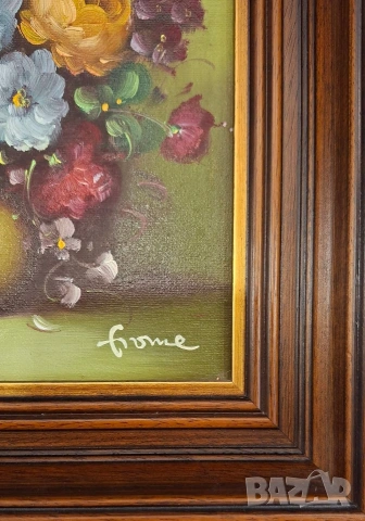 Две винтидж картини с натюрморт, снимка 6 - Картини - 54000918