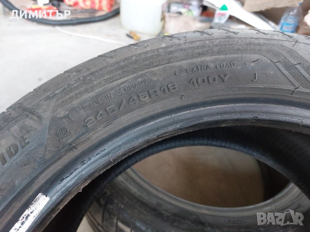 2 бр.летни гуми Goodyear 245 45 18 цената е за брой!, снимка 5 - Гуми и джанти - 44471832
