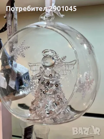 КРИСТАЛНА ТОПКА С АНГЕЛЧЕ