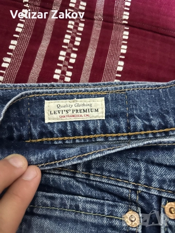 Мъжки дънки Levi’s изключително стилни и запазени , снимка 3 - Дънки - 52914448