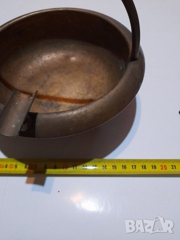 Стар бронзов пепелник , снимка 9 - Антикварни и старинни предмети - 35116596