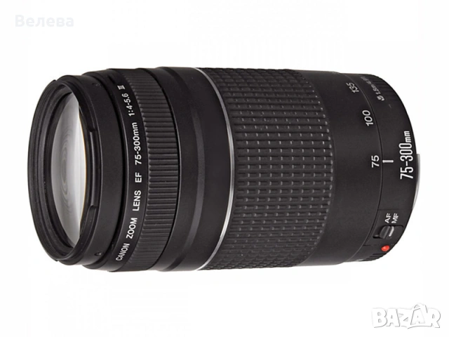 Оектив CANON EF 75-300mm EF f/4-5.6, снимка 2 - Обективи и филтри - 53289910