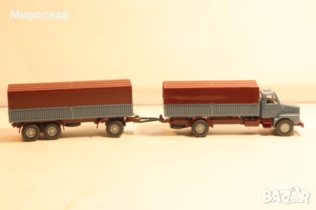 WIKING H0 1/87 VOLVO N 10 КОЛИЧКА TIR КАМИОН МОДЕЛ, снимка 7 - Колекции - 54211948
