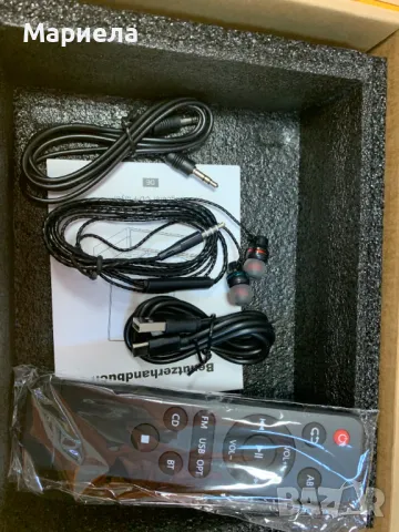 Портативен CD плейър / Преносим CD плейър с Bluetooth,FM,USB, снимка 11 - Други - 49271662