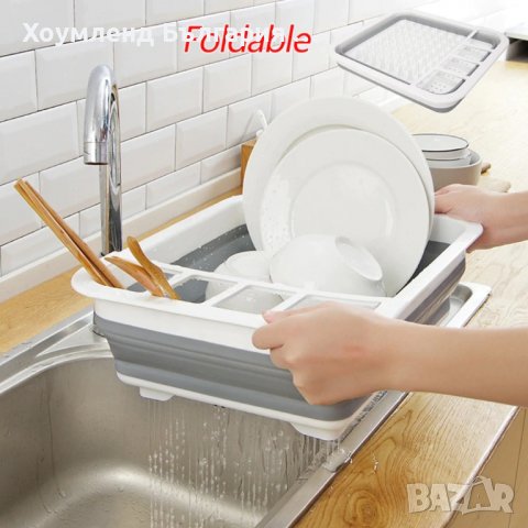 Сгъваем сушилник и гевгир 2в1, снимка 5 - Аксесоари за кухня - 39296702
