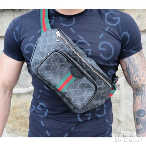 🌟 Стилна голяма чанта тип гърди GUCCI – налични 3 цвята! 🌟