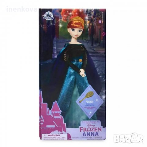 Оригинална кукла Анна - Замръзналото кралство - Дисни Стор Disney Store , снимка 11 - Кукли - 26609318