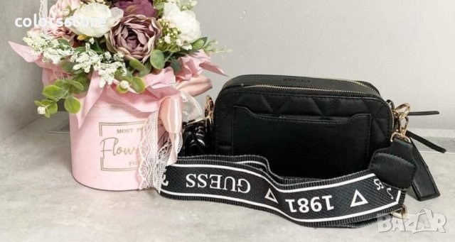 Черна чанта Guess  кодSG168, снимка 5 - Чанти - 39832972