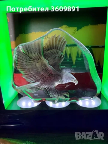 Eagle Crystal sculpture by Mats Jonasson, Maleras, Sweden