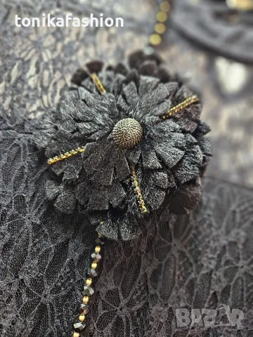 Дантелена дълга рокля , снимка 6 - Рокли - 49078501