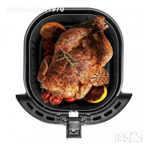 Фритюрник с горещ въздух Oliver Voltz OV51980F, 1800W, 7.7 литра, 8 програми, Таймер, Черен, снимка 6 - Фритюрници - 52268253