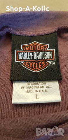 Original Women's HARLEY-DAVIDSON Motor Cycles Orlando Florida USA Long Sleeve Shirt Made in U.S.A., снимка 6 - Блузи с дълъг ръкав и пуловери - 35367859
