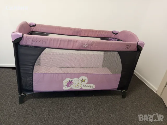 Бебешка сгъваема кошара и матрак, снимка 1
