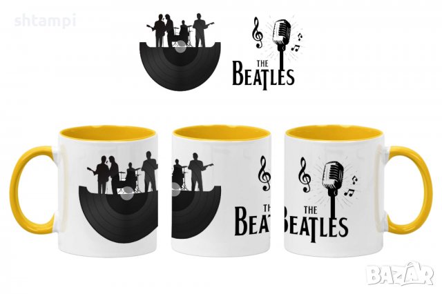 Чаша Beatles 09,Керамична Чаша, Кафе Чай, Игра,Изненада,Подарък,Повод,Празник,Рожден Ден, снимка 7 - Чаши - 38508470