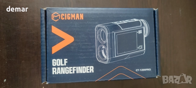 Голф далекомер CIGMAN 1312 ярда, компенсация на наклона, 25 мм окуляр, сензорен екран, снимка 10 - Голф - 51492490
