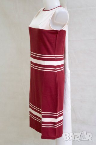 Рокля в цвят бордо и бяло Galvanni - M, снимка 4 - Рокли - 42791102