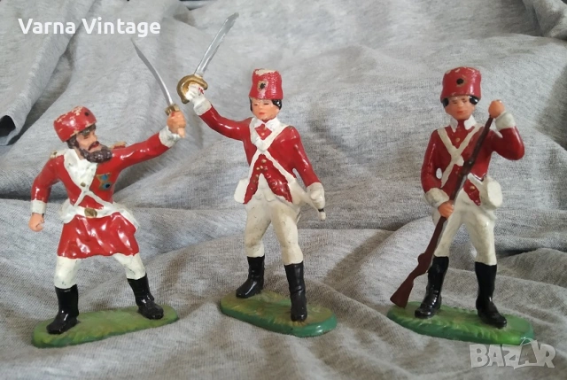 Войници (конверсия) ELASTOLIN Германия. цена за 3 бр.