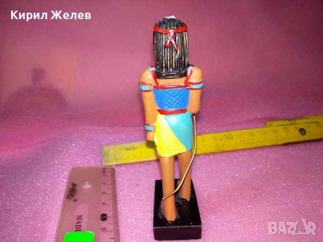 ДЕКОРАТИВНА ПОЛИРЕЗИНОВА ЕГИПЕТСКА СТАТУЕТКА ФИГУРКА с МИТОЛОГИЧНА ТЕМАТИКА СУВЕНИР ЕГИПЕТ 42898, снимка 13 - Статуетки - 44312415