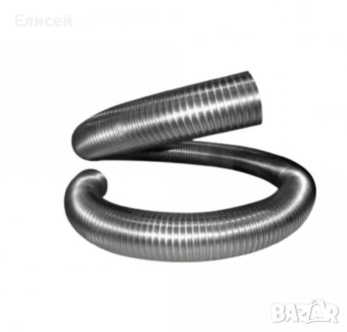 Неръждаем гъвкав димоотвод ф80 до ф200 2м, 3м, 4м и 10м