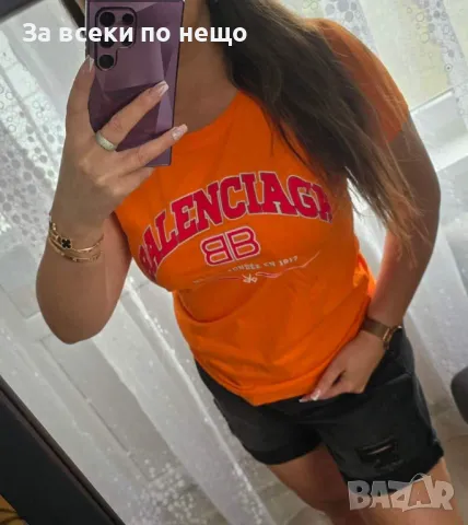 Дамска тениска Balenciaga👚Hermes👚Налични различни цветове 👚 Код A3, снимка 9 - Тениски - 47370916