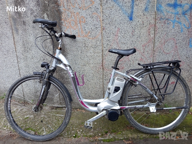 КТМ Електрически алуминиев велосипед 28 цола работи перфектно но липсва зарядно