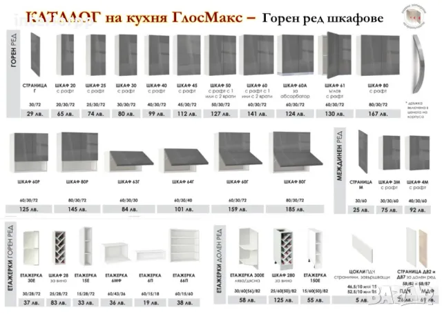 Кухня Глосмакс 300х140 ъглова, снимка 3 - Кухни - 44339394