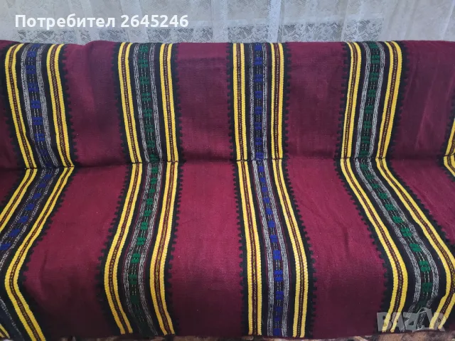 #4 Вълнено домашно покривало , снимка 1