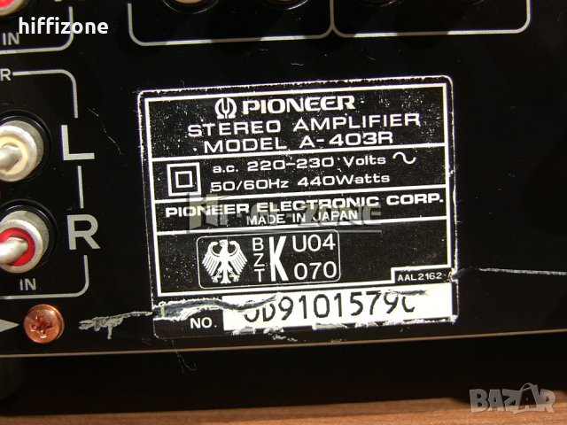 УСИЛВАТЕЛ   Pioneer a-403r /1 , снимка 9 - Ресийвъри, усилватели, смесителни пултове - 40588075