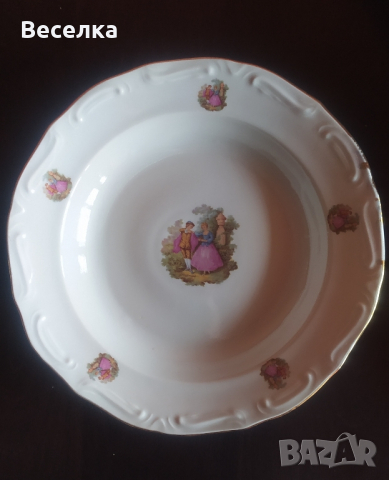 Порцелан Изида с бароков мотив Ромео и Жулиета 