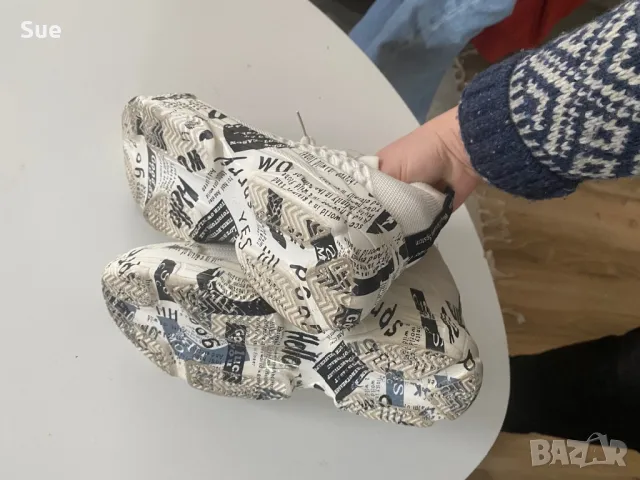 Летни бели дамски маратонки, снимка 10 - Маратонки - 49738053