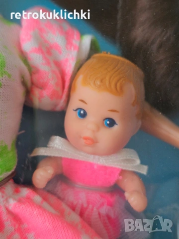 Ретро кукла Барби 1990, Barbie Courtney Babysitter #9434, снимка 7 - Кукли - 53972204