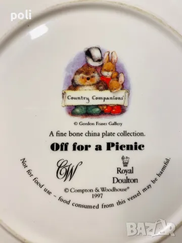 порцеланова чиния за стена , снимка 3 - Декорация за дома - 49822544