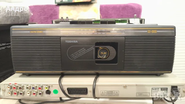 Toshiba, радио касетофон 