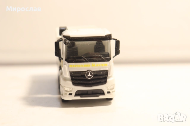 HERPA H0 1/87 MERCEDES BENZ ANTOS САМОСВАЛ КАМИОН МОДЕЛ, снимка 4 - Колекции - 54350958