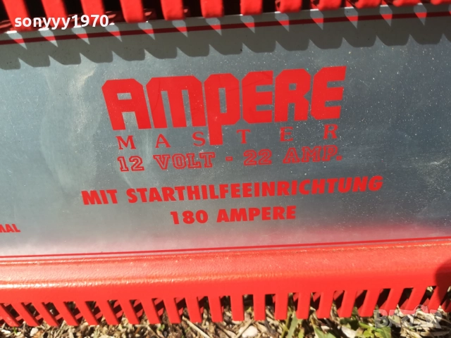 *ABSAAR-BIG CHARGER 12V-22AMP ВНОС SWISS 1110252244, снимка 10 - Аксесоари и консумативи - 52022662