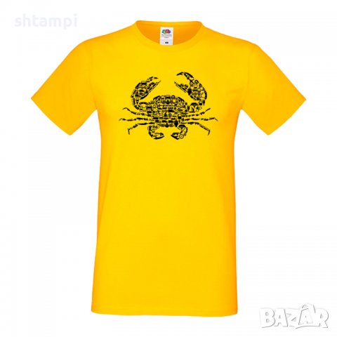Мъжка тениска Crab,Животно Рак,Изненада,Подарък,Празник , снимка 4 - Тениски - 36813337