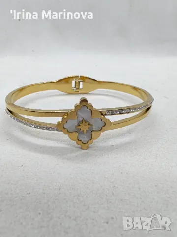 Гривна от стомана, снимка 2 - Гривни - 49542010