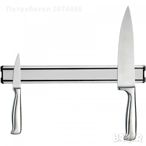 2924 Магнитна алуминиева поставка за кухненски ножове, снимка 8 - Аксесоари за кухня - 35355480