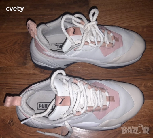 Естествена кожа Puma 37/38 номер , снимка 4 - Детски маратонки - 51761660