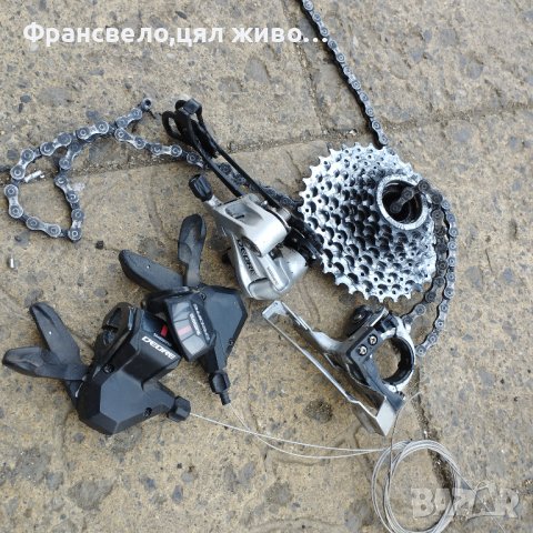 Сет 9 скорости за велосипед колело Shimano deore 