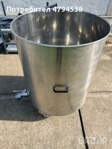 ПРОФЕСИОНАЛЕН НЕМСКИ INOX СЪД 450L / COR450 – КАТО НОВ, снимка 2 - Други машини и части - 54345284